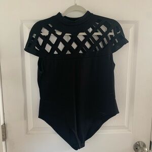 Elegant Black Women's Bodysuit